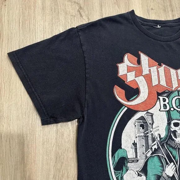 GHOST Band T Shirt Thrashed Distressed Men’s Large Faded Papa Emeritus III 21x25 - Picture 6 of 15